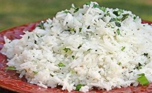 Receita de Arroz com Ervas