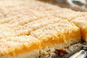 Receita de Barrinhas de Limão e Coco