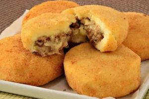 Receita de Batata Empanada Recheada