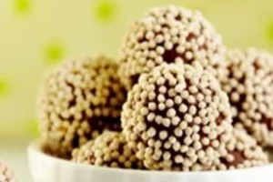 Receita de Bolinhas de Cereal de Arroz com Chocolate