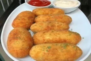 Bolinho de Batata com Bacon