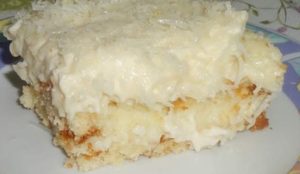 Receita de Bolo Gelado de Coco