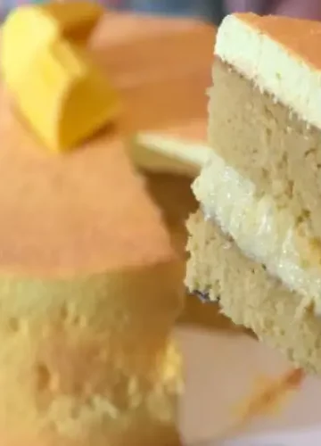 Receita de Bolo de Milho Recheado