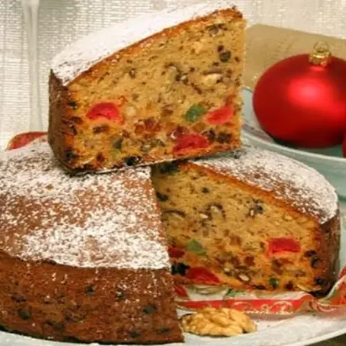 Bolo de Natal Simples