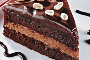Receita de Bolo de amendoim e chocolate