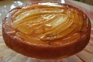 Receita de Bolo de Banana Caramelada light