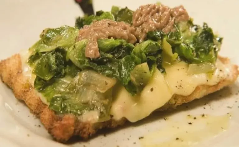 Bruschetta de escarola e aliche