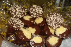 Receita de Canudinho Prestígio trufado