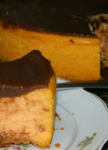 Receita de Cheesecake de Chocolate com Cenoura