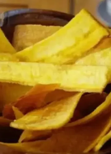 Receita de Chips de Banana Verde