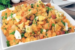 Receita de Farofa de Milho e Cenoura
