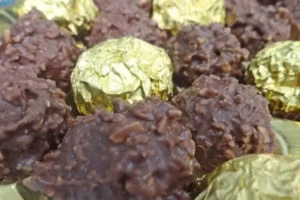 Receita de Bombom Ferreiro Rocher Caseiro, fácil