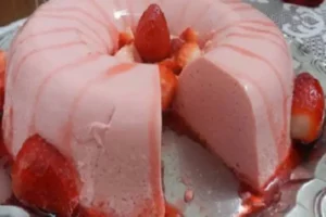 Receita de Gelado de Morango