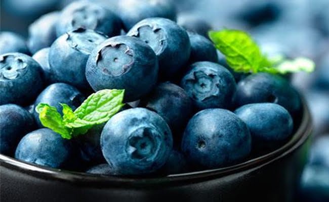 Alimentos com função natural anti-inflamatória - Mirtilos