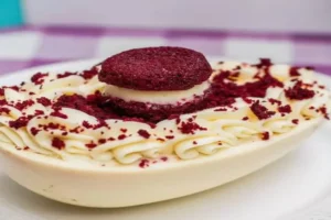 Receita de Ovo de Pascoa Red Velvet