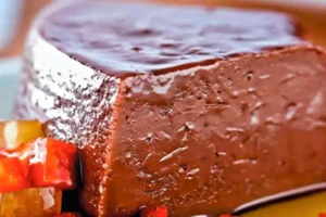 Receita de Pudim de Chocolate com Aveia
