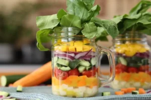 Receita de Salada de Pote Refrescante