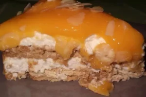 Receita de Semifrio de Bolacha com Doce de Ovos