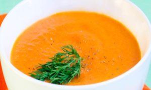 Receita de Sopa de Cenoura