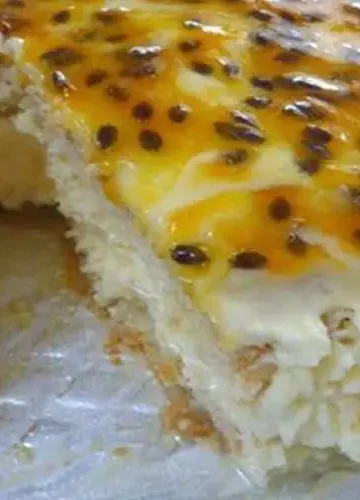 Receita de Torta de Maracujá