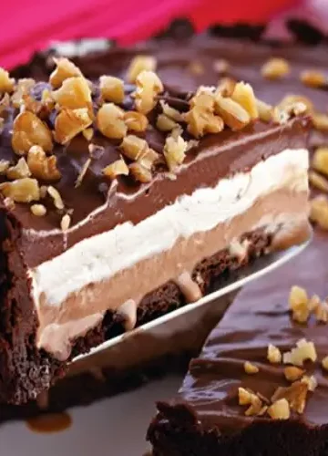 Torta de Sorvete de Chocolate com Marshmallow