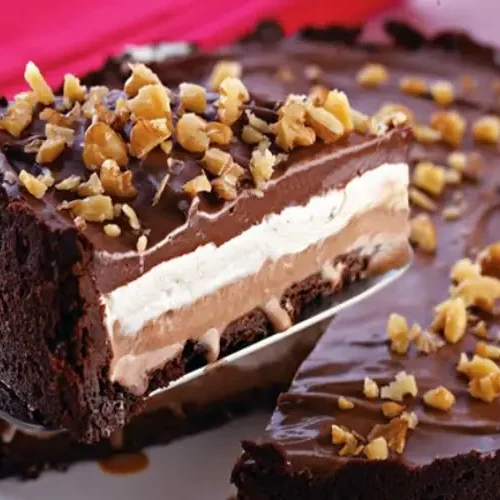 Torta de Sorvete de Chocolate com Marshmallow