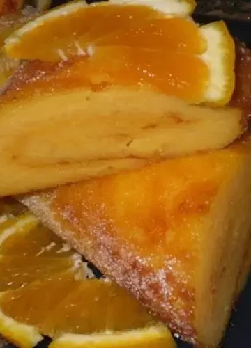 Receita de Torta doce de batata com laranja