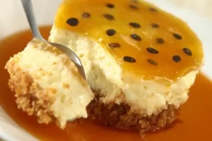 Receita de Torta mousse diet de maracujá