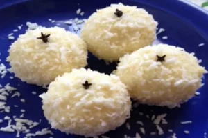 Receita de Brigadeiro branco com coco