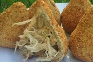Receita de Coxinha de Biomassa de Banana Verde