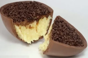 Receita de Ovo de Páscoa Trufado de Beijinho Amarula ou Chocolate Branco