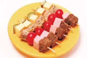 Receita de Receita para fazer com as crianças Sanduíche no espeto