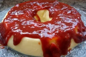 Receita de Pudim de Queijo com Calda de Goiabada Cascão