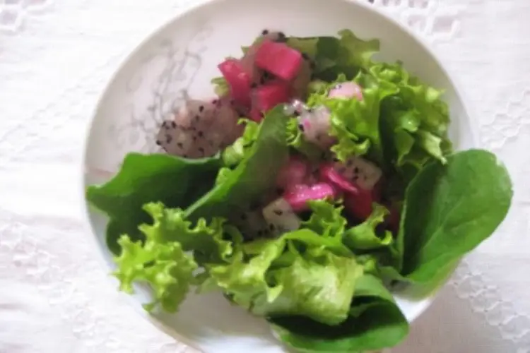 Receita de Salada de Pitaya