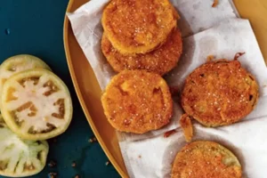 Receita de Tomates Verdes Fritos