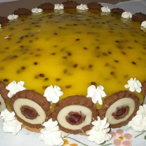Receita de Torta Holandesa de Maracujá